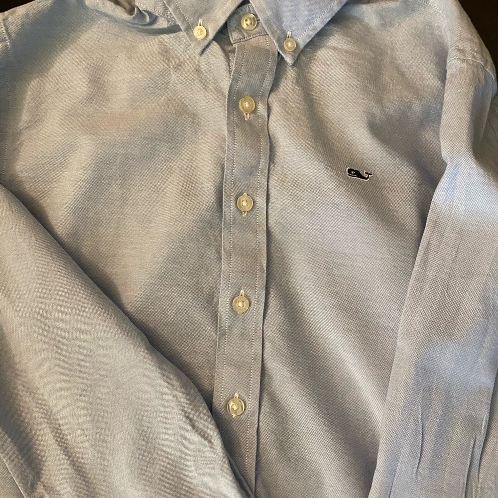 Boys Vineyard Vines Lg. Long Sleeve Oxford Shirt